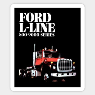 FORD L-LINE TRUCKS - advert Sticker